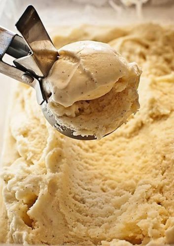 helado de vainilla