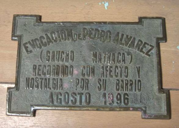 placa gaucho matraca