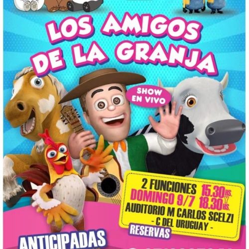 Se realizarán obras infantiles durante el mes de julio en el Auditorio Scelzi.