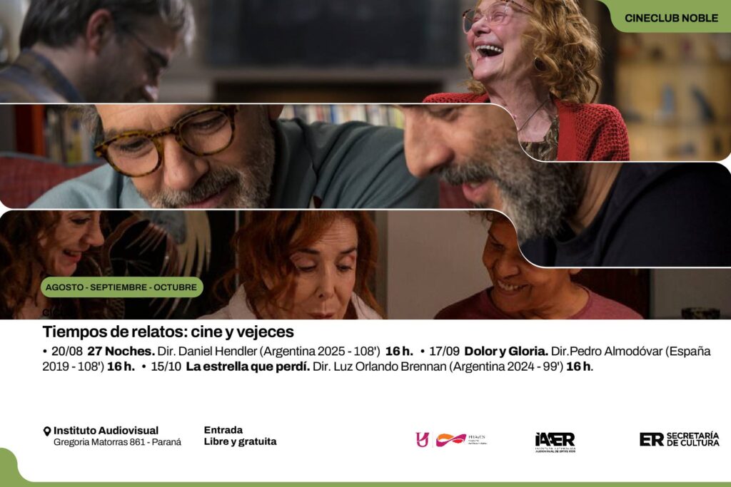 El Cineclub Noble proyectará un ciclo cinematográfico dedicado a las vejeces