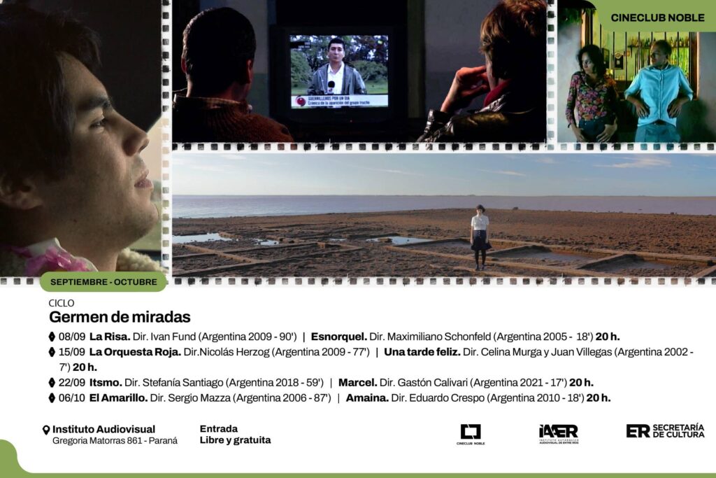 En septiembre comienza una nueva programación del Cineclub Noble ​