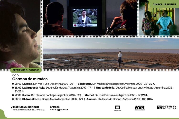 En septiembre comienza una nueva programación del Cineclub Noble ​
