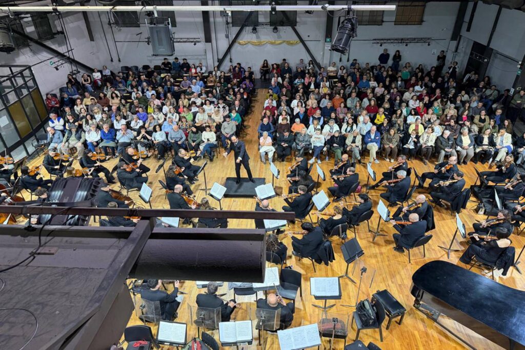 La Sinfónica de Entre Ríos se presentó a sala llena en La Vieja Usina